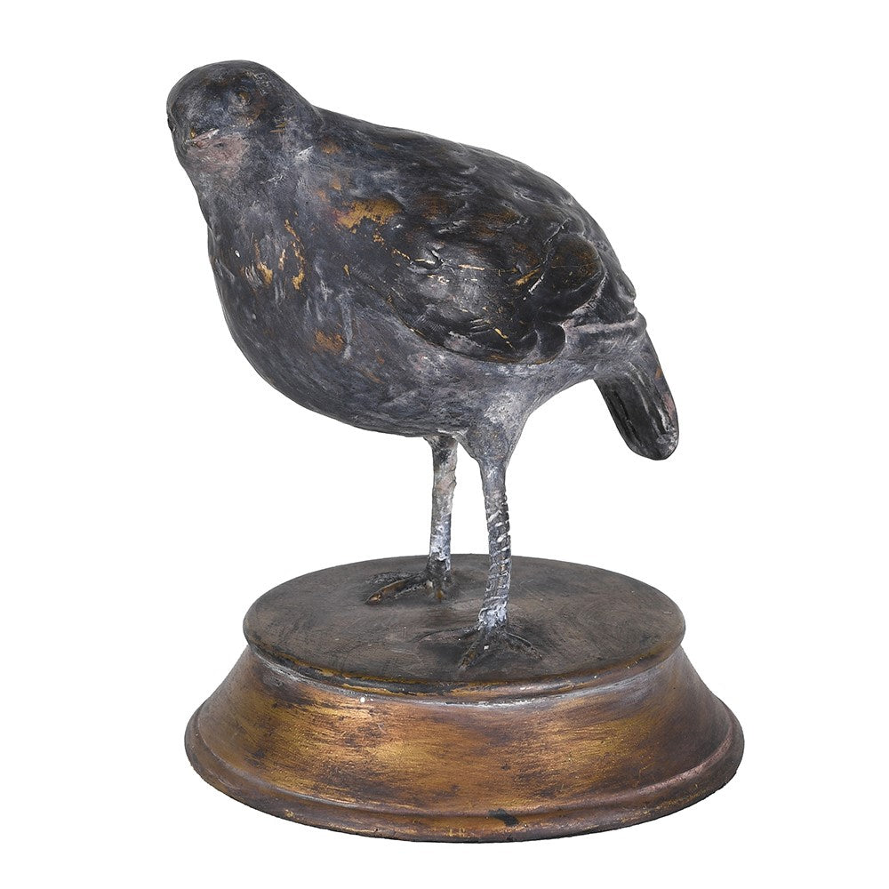 Antiqued Golden Quail 14cm | Annie Mo's