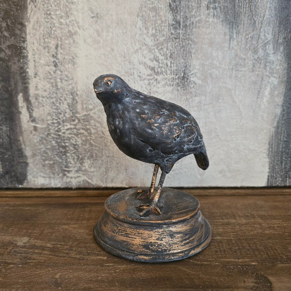 Antiqued Golden Quail 1