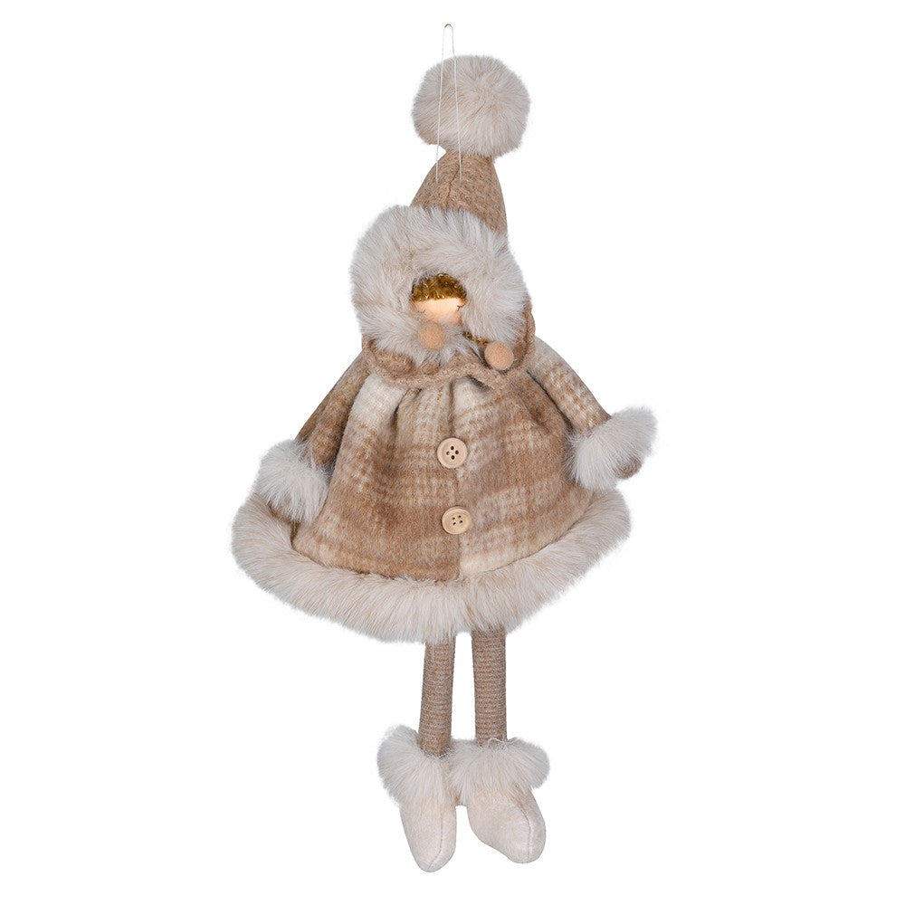 Aria in her Tweed Fur Coat 40cm | Annie Mo's