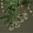 Atintha Baubles - Antique Gold and Grey - Set of Four | Annie Mo's