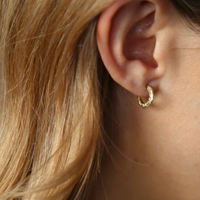 Aurora Earrings Gold | Annie Mo's