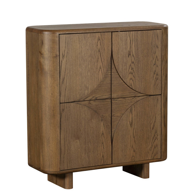Austin Oak Highboard 100cm