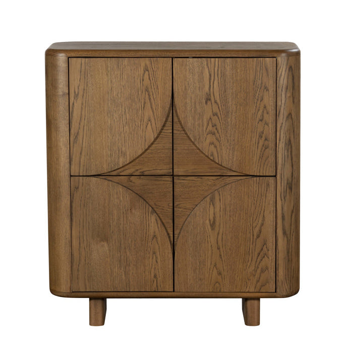 Austin Oak Highboard 100cm B