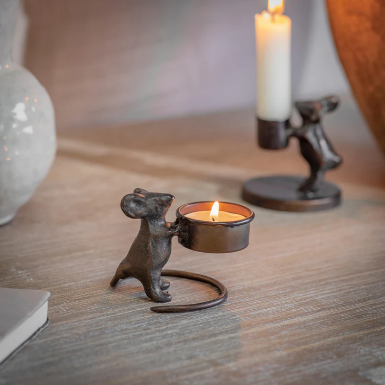 Avening Mouse Tealight Holder 9cm | Annie Mo's