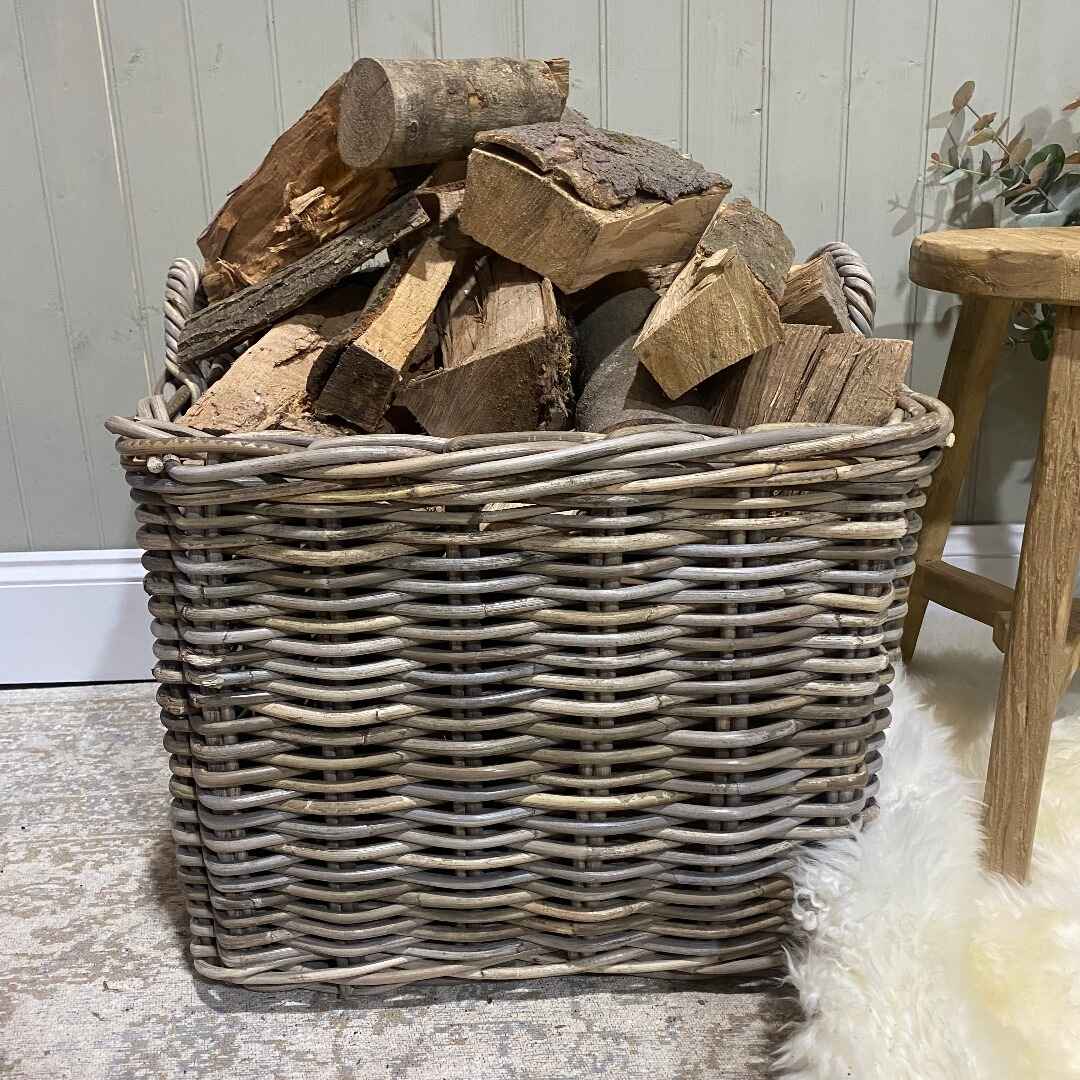 Square Baskets with Ear Handles - Size Choice-B