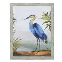 Framed Blue Heron Print 110cm