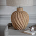 Dalhouise Wooden Twisted Table Lamp 35cm