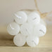 Rustic Dinner Candle White 27cm
