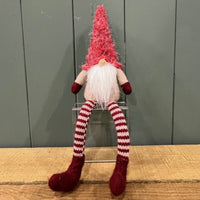 Edge Sitting Red Woolly Gonk | Annie Mo's