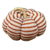 Striped Knitted Pumpkin | Annie Mo's