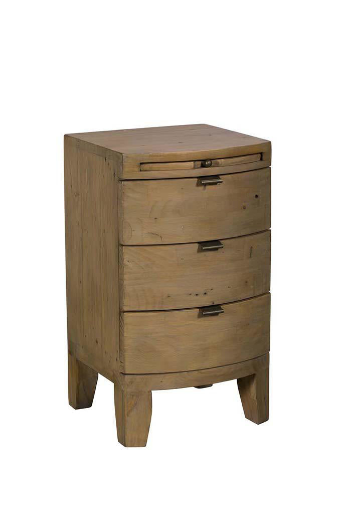 Hamilton Three Drawer Bedside 71cm