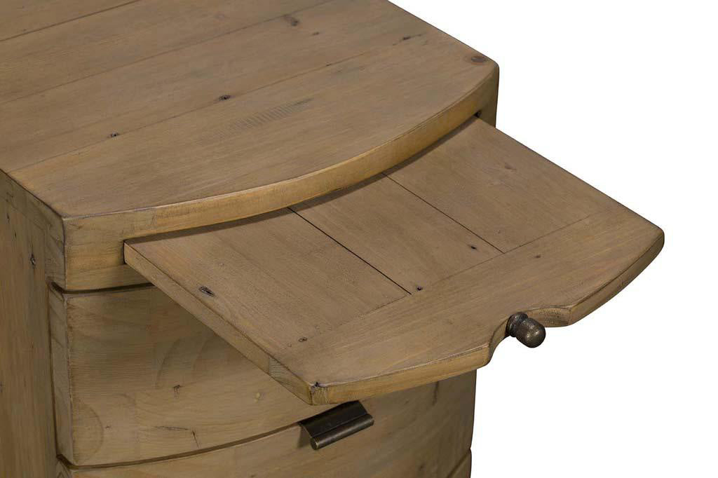 Hamilton Three Drawer Bedside 71cm