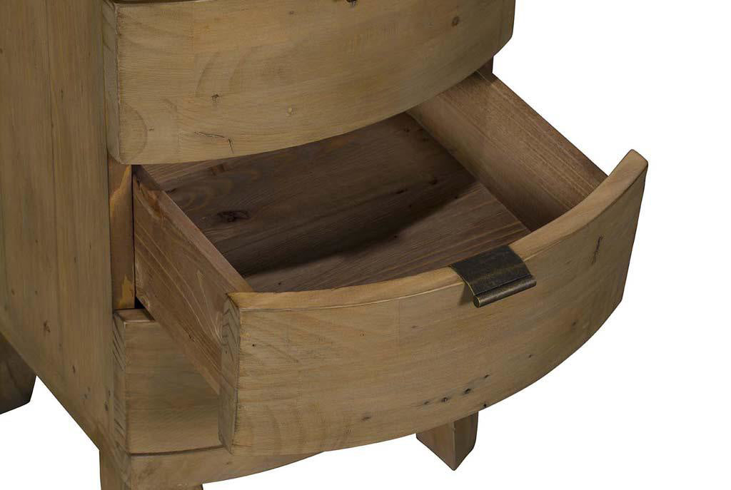 Hamilton Three Drawer Bedside 71cm