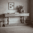 Ilkley Distressed Weathered Console Table 180cm