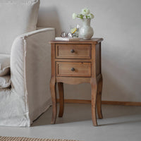 Ilkley Two Drawer Compact Side Table