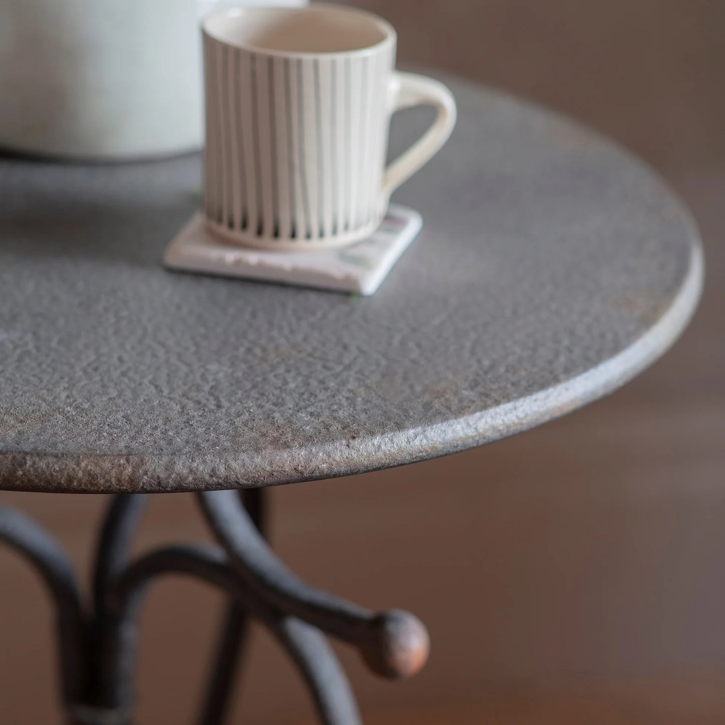 Yamton Round Iron Side Table 55cm-C