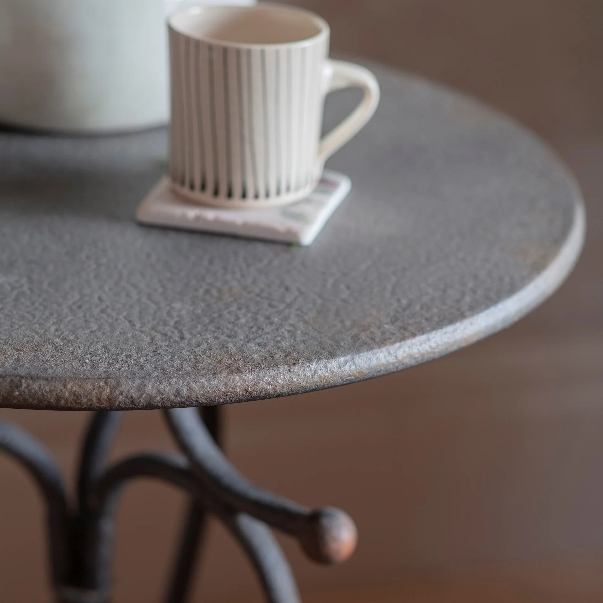 Yamton Round Iron Side Table 55cm-C