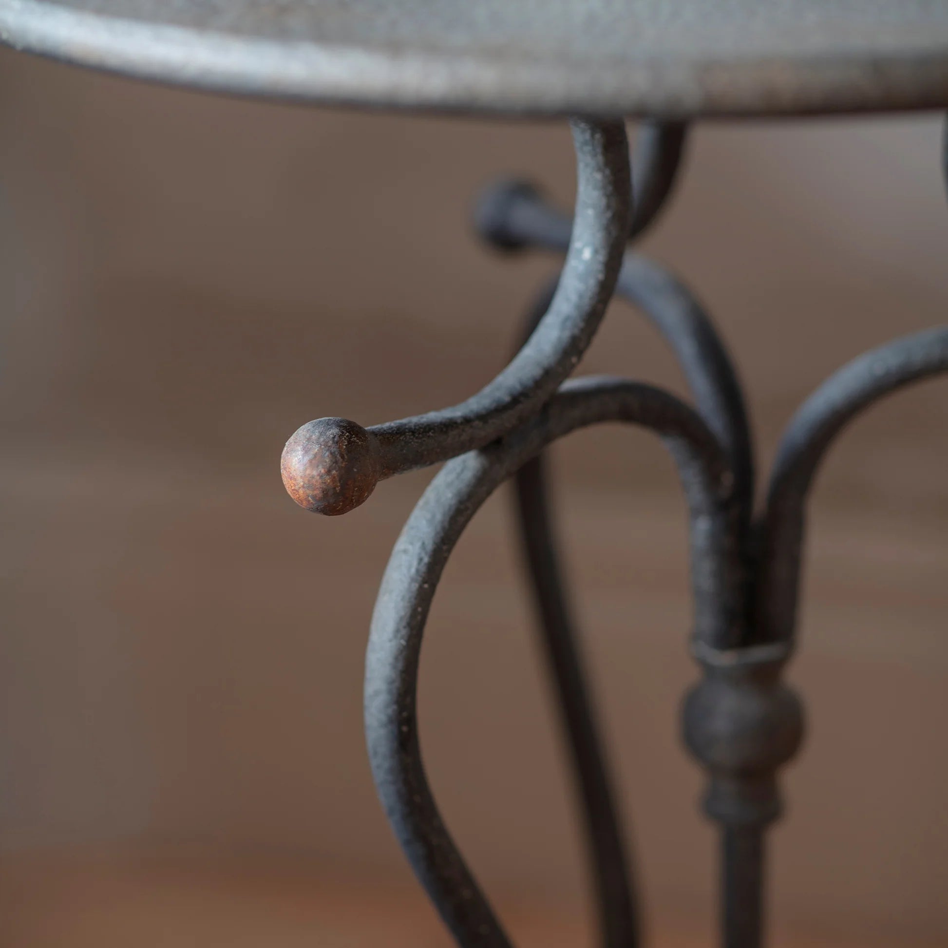 Yamton Round Iron Side Table 55cm-B