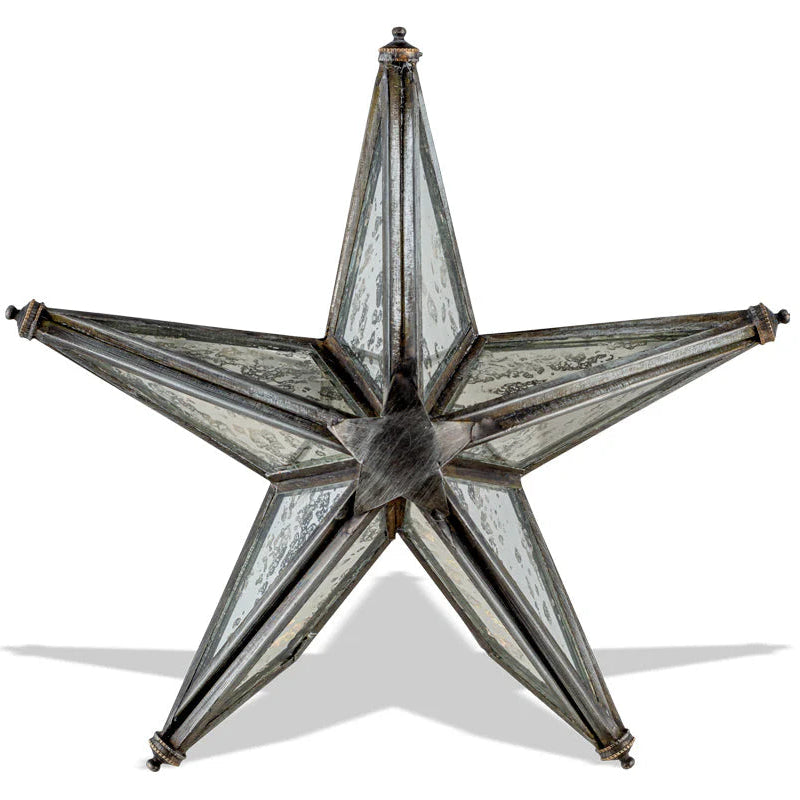 Bakara Star Tree Topper - Antique Silver 19cm | Annie Mo's C