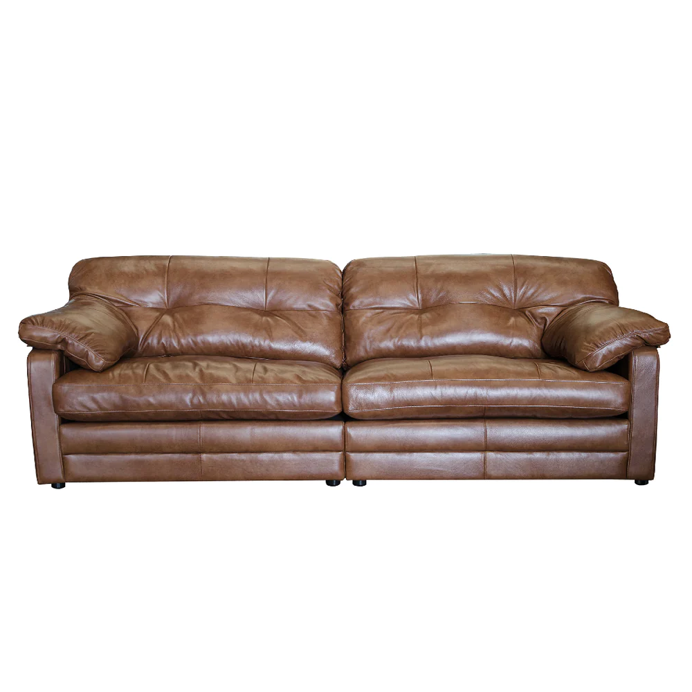 Bailey Four Seat Sofa - Split | Leather | Annie Mo's