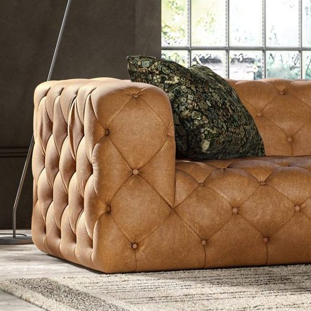 Baker Snuggler Sofa | Leathers