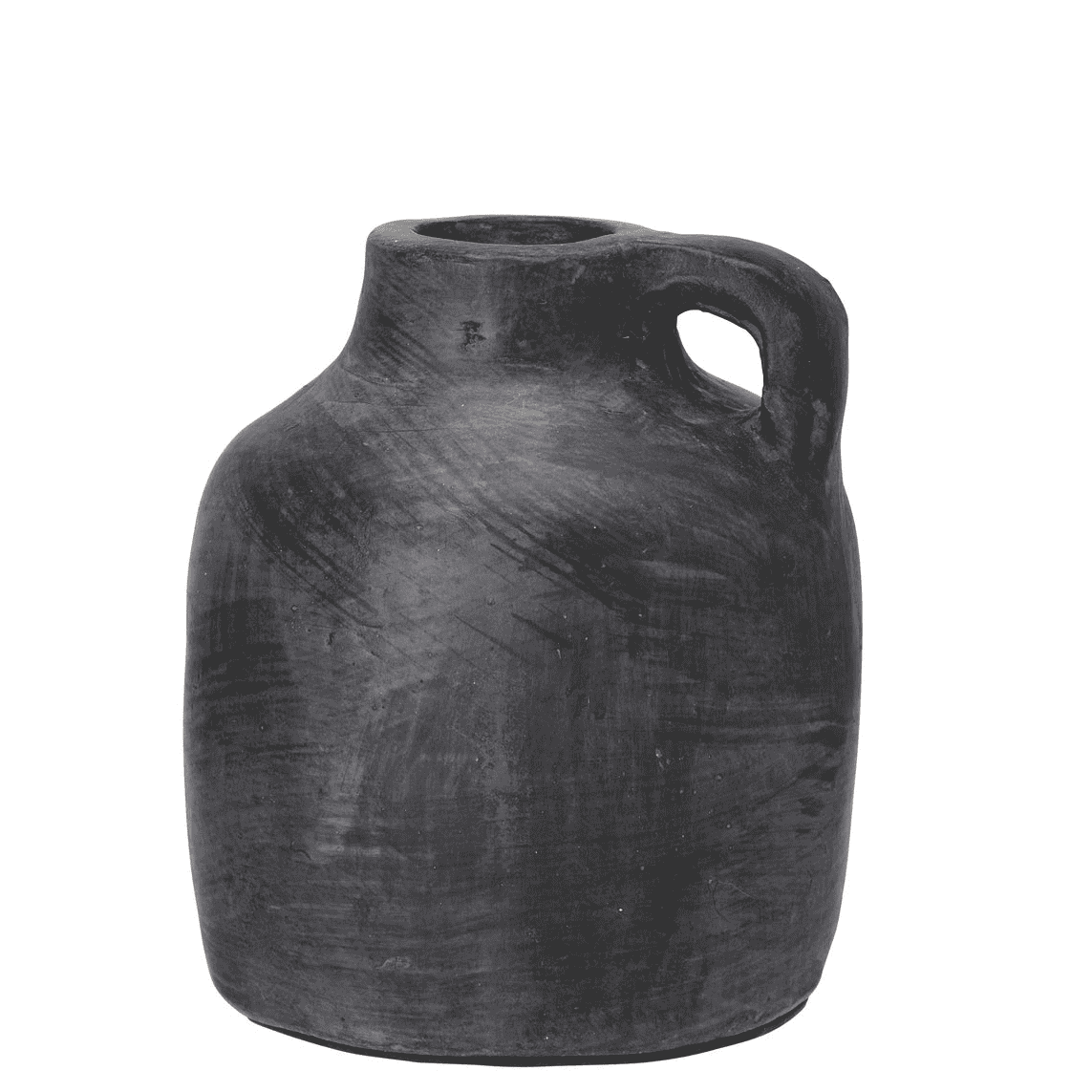 Baku Black Terracotta Vase 15cm