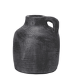 Baku Black Terracotta Vase 15cm