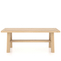 Bassano Oak Bench 140cm | Annie Mo's