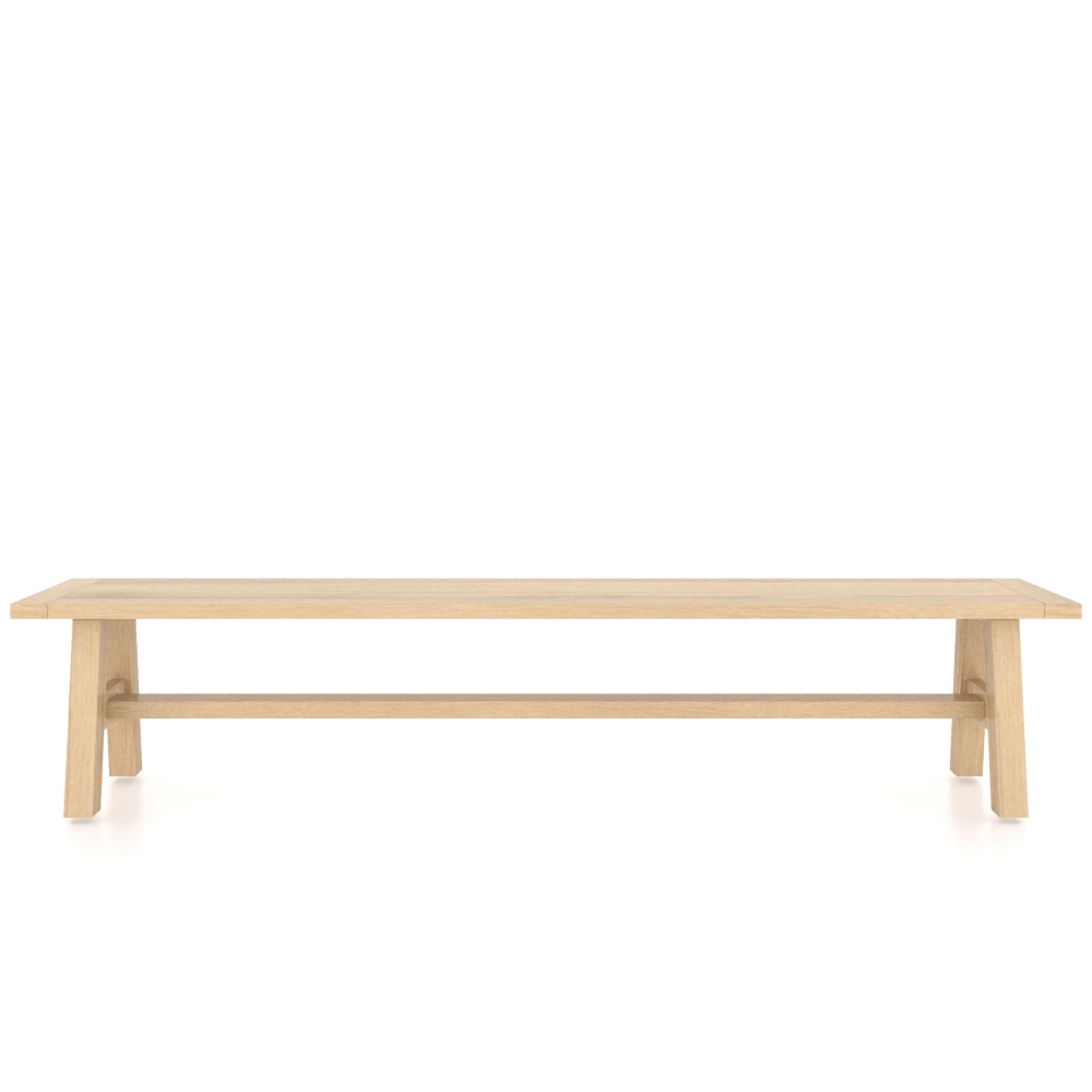 Bassano Oak Bench 220cm | Annie Mo's