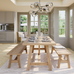 Bassano Oak Dining Table 180cm