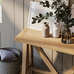 Bassano Oak Console Table 120cm