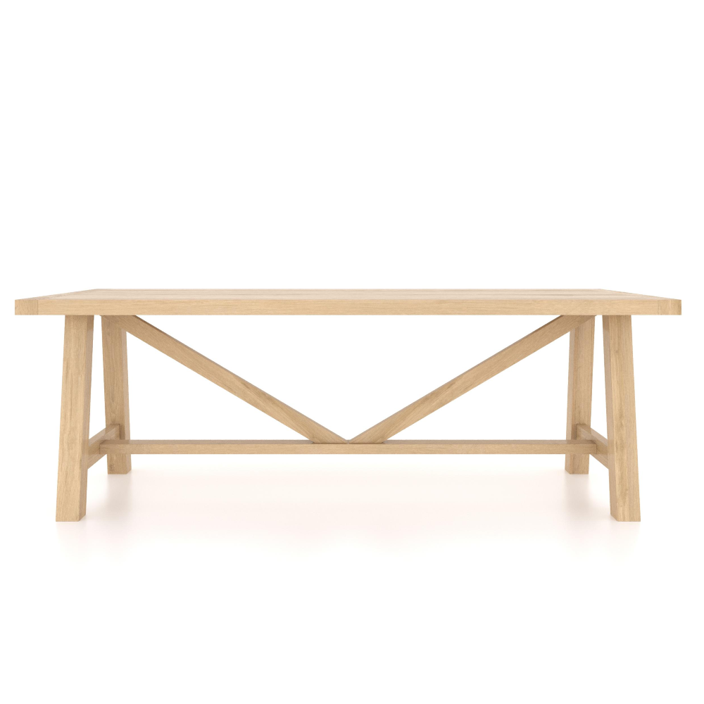 Bassano Oak Dining Table 220cm | Annie Mo's