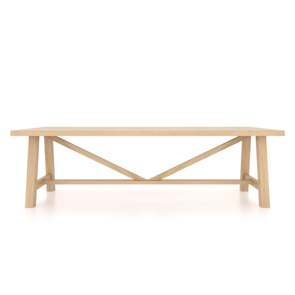 Bassano Oak Dining Table 260cm Annie Mo s