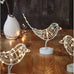 Battery Operated LED Table Robin - White 20cm | Annie Mo's