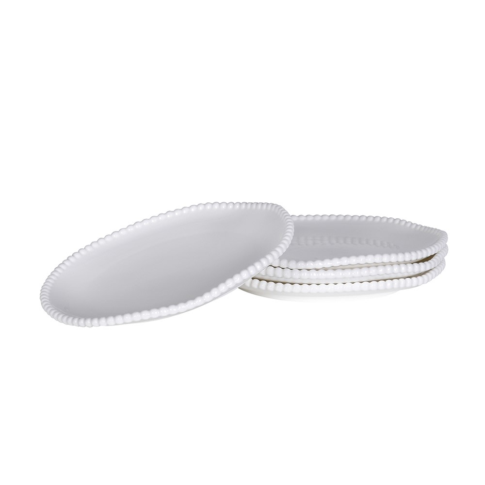 Beaded Edge Side Plate 22cm | Annie Mo's