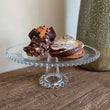 Beaded Edge Glass Cake Stand 3