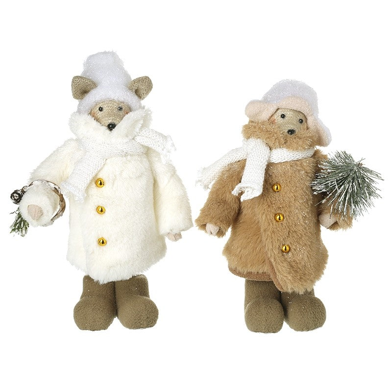 Bears In Fur Coats 23cm - Colour Choice | Annie Mo's