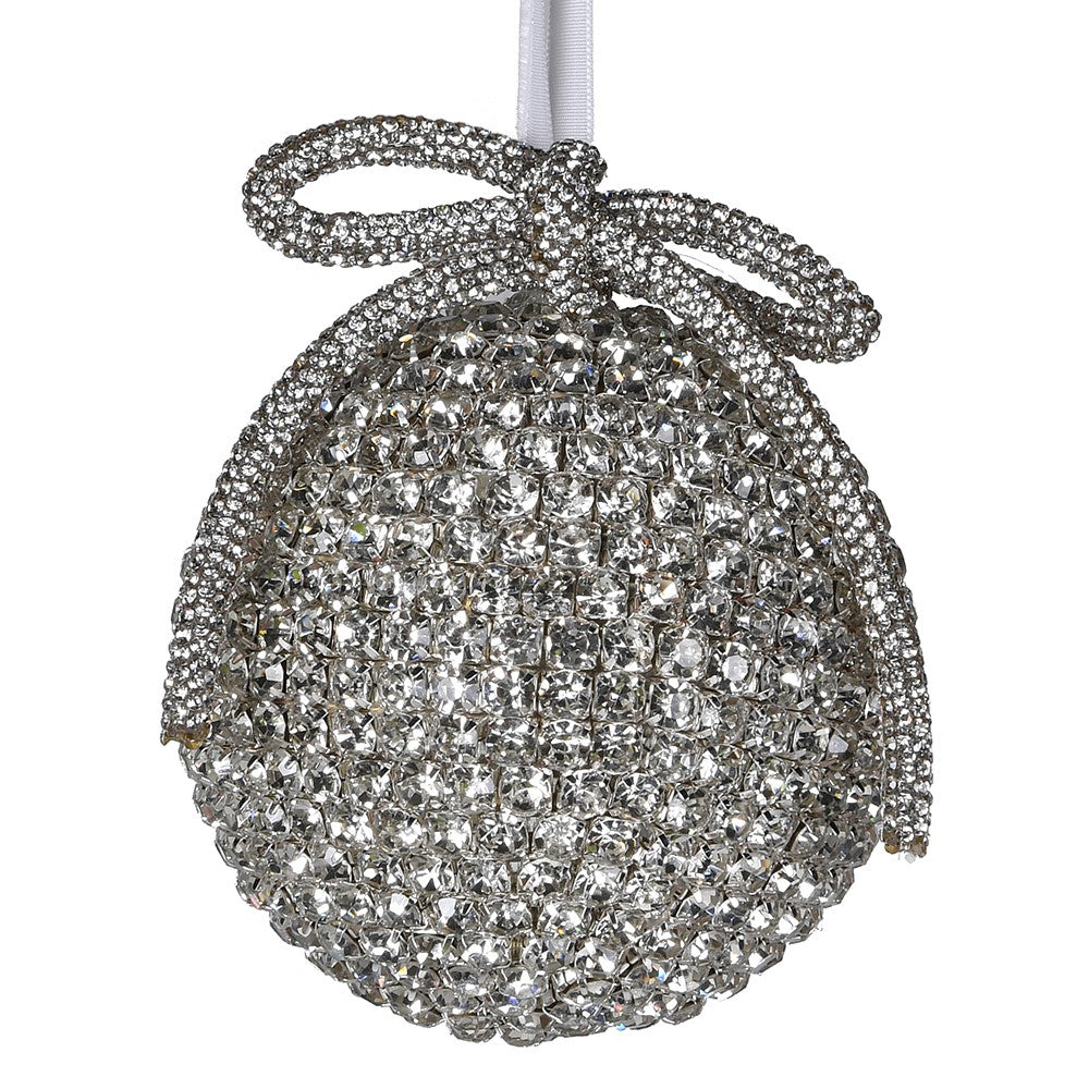 Bedazzled Bow Bauble 9cm | Annie Mo's