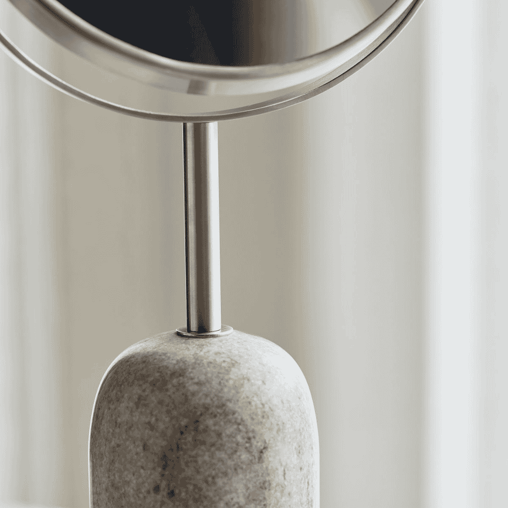 Beige Marble Two Sided Mirror-D