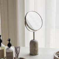 Beige Marble Two Sided Mirror 40cm | Annie Mo's