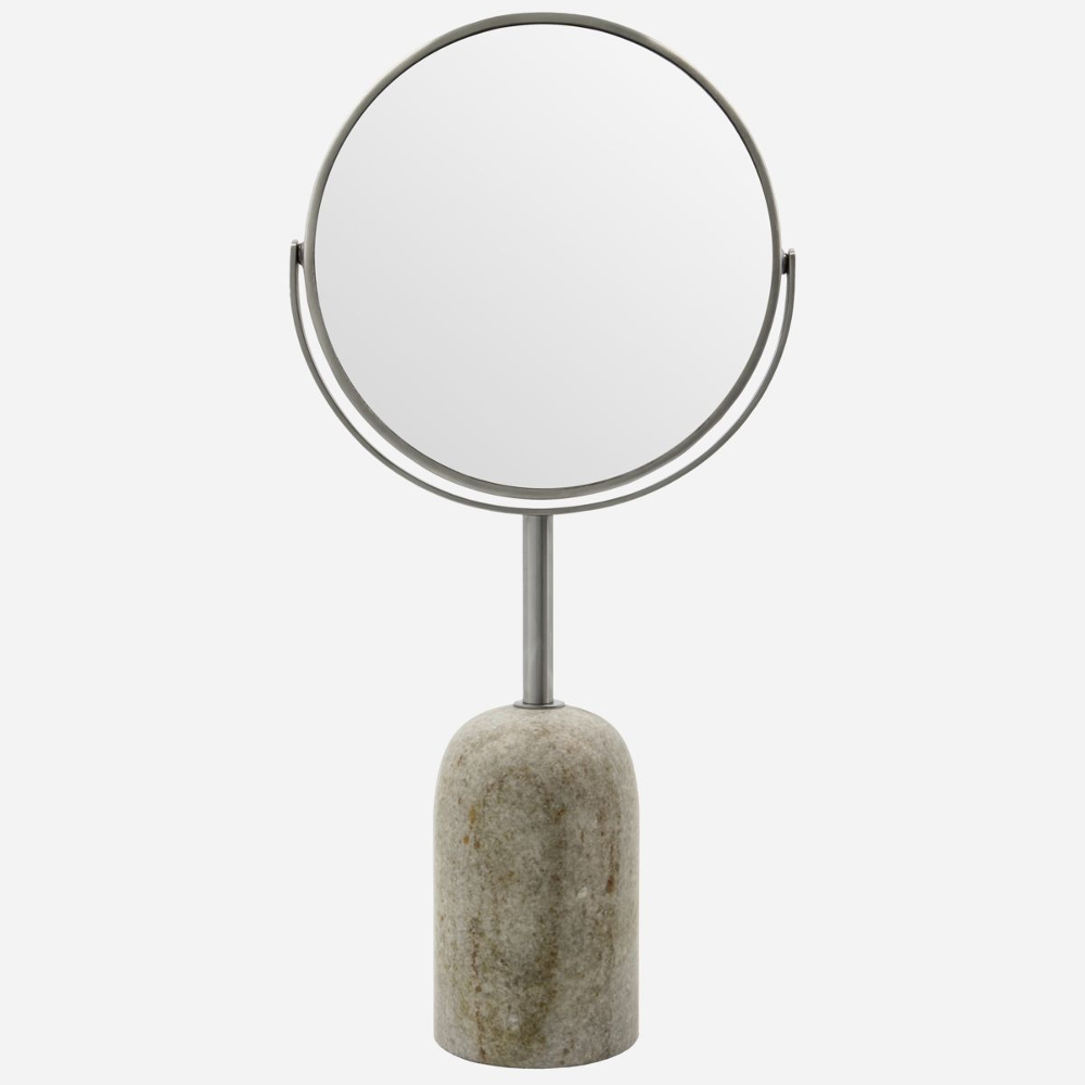 Beige Marble Two Sided Mirror