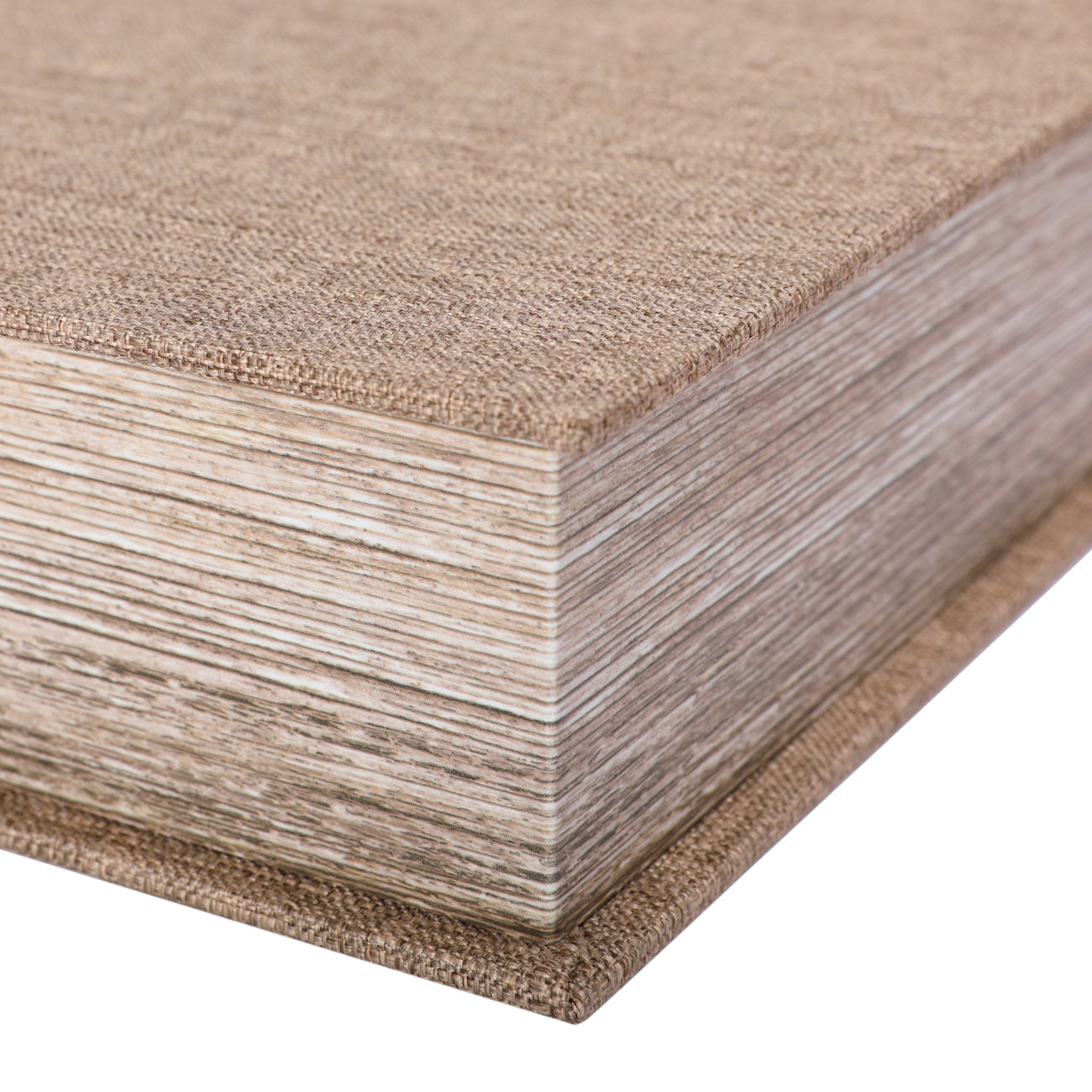 Beige Set of Two Book Boxes 33cm E
