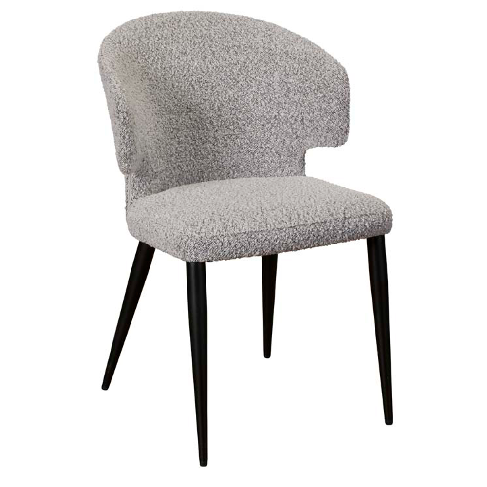 Belle Dining Chair - Grey Boucle | Annie Mo's