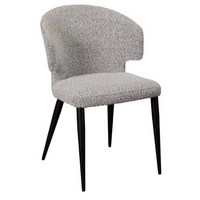 Belle Dining Chair - Grey Boucle | Annie Mo's