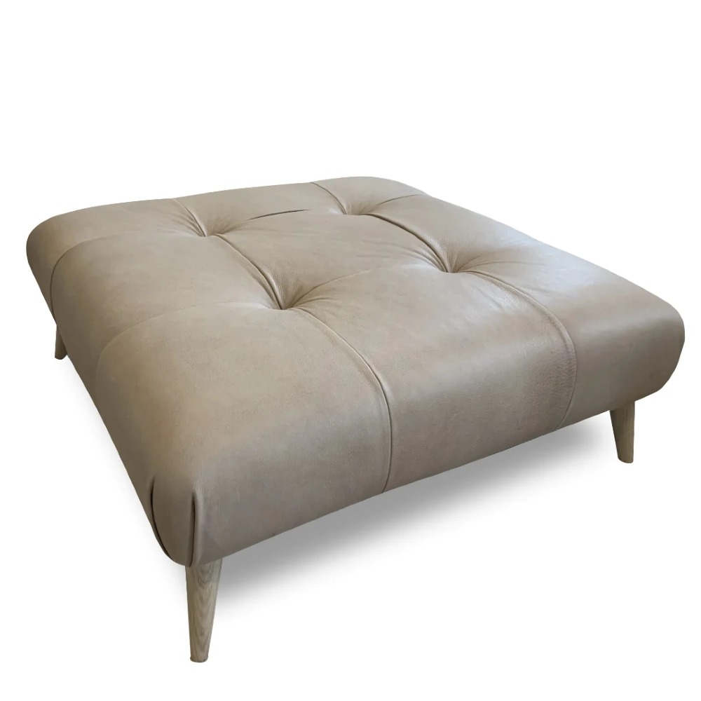 Benny Footstool | Leathers | Annie Mo's