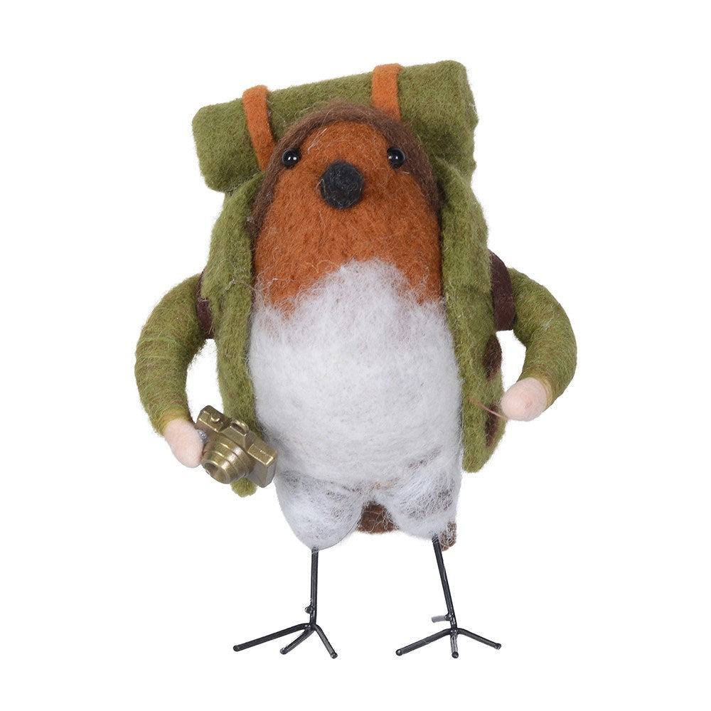 Bird Watching Robin 12cm-B