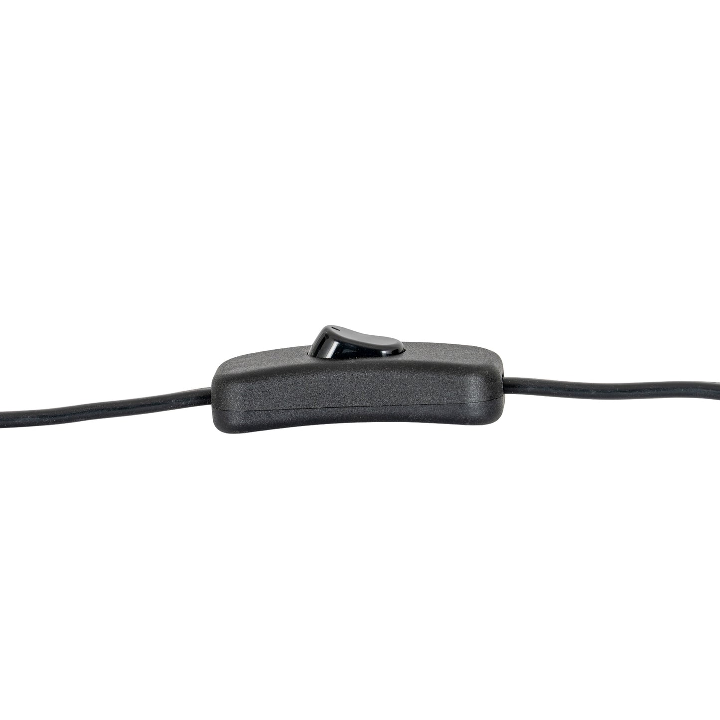Black Cannon Table Lamp With Hessian Shade 61cm