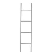Black Metal Decorative Four Bar Ladder 180cm