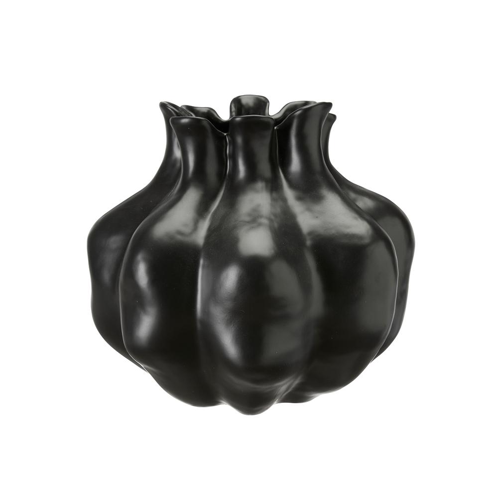 Black VIOLET Dolomite Vase 28cm | Annie Mo's