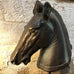 Black Horse Head On Stand 37cm B
